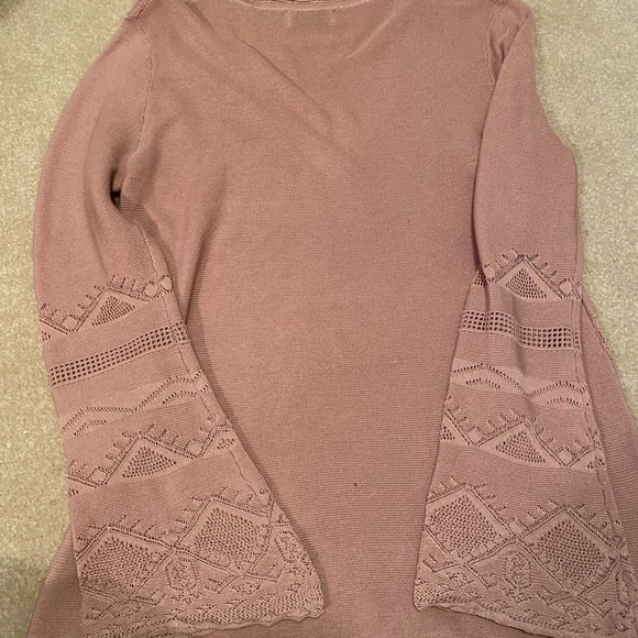 Falconeri crochet pattern rose gold sweater - Picture 5 of 7